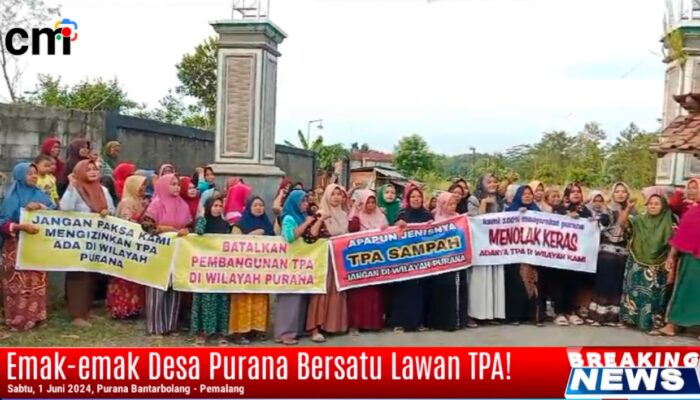 Emak-emak Desa Purana Bersatu Lawan TPA!