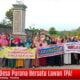 Emak-emak bersatu tolak Pemabangunan TPA Purana