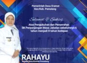 Masa Jabatan Diperpanjang, Kades Kramat Pemalang Fokus Meningkatkan Kesejahteraan Masyarakat