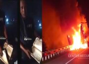 Terkabar! Alquran Ditemukan Utuh di Tengah Puing Truk Ekspedisi Terbakar di Tol Pemalang