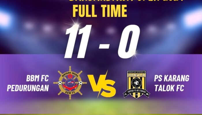 Banjardawa Open 2024! BBM FC Pedurungan Bantai PS Karang Talok FC 11-0