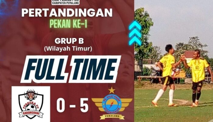 Grub B Liga 1 Askab Pemalang 2024: Kilat Pajar Langsung Melesat