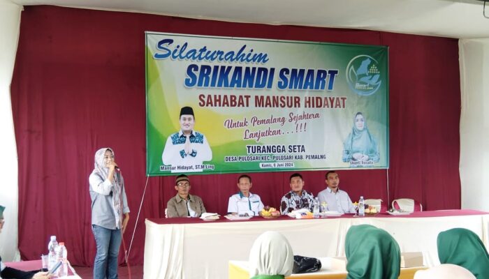 Silaturahim Srikandi Smart Pemalang, Mansur Hidayat Diserbu Emak-Emak
