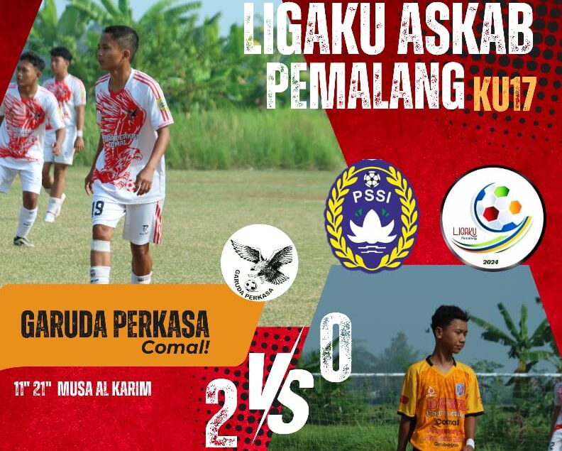 Garuda Perkasa Tumbangkan Persis 86 di Ligaku Askab Pemalang KU17