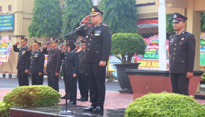 Dengan Penuh Hikmat, Polres Pekalongan Gelar Upacara Hari Bhayangkara Ke-78