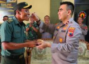 Polres Pekalongan Dapatkan Kejutan di Hari Bhayangkara Ke-78 dari Kodim 0710/Pekalongan