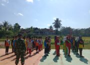 Bentuk Karakter Disiplin dan Miliki Jiwa Nasionalis Sejak Dini Babinsa di Cilacap Berikan Materi Wasbang Pelajar MTs