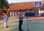 Jadi Pembina Upacara Pada Pembukaan MPLS, Ini Yang Disampaikan Kapolsek Ajibarang Banyumas