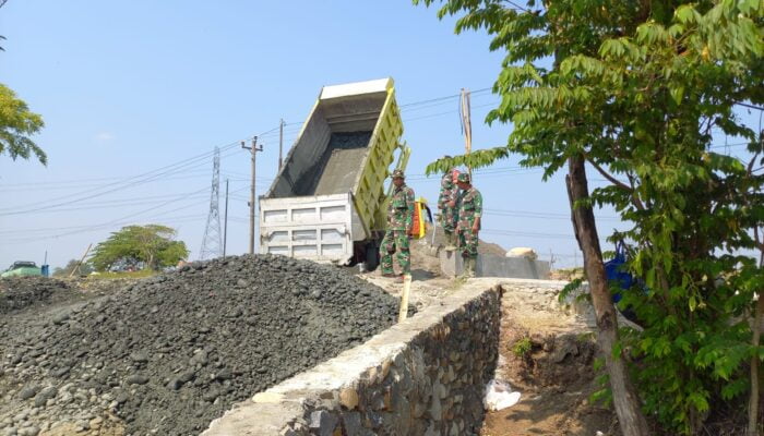 TMMD Tahap III: Membangun Desa Bersama, Laporan Progres Fisik di Tegalsari Timur Pemalang