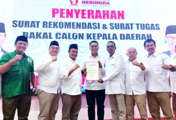 Mansur Hidayat-Bobby Dewantara Resmi Terima Surat Rekom Dari Partai Gerinda Dan PPP, Untuk Maju Sebagai Calon Bupati dan Wakil Bupati Pemalang Priode 2024-2029