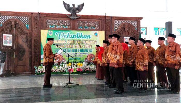 Para Purnabakti Pemalang Bersatu, PWRI Dilantik untuk Periode Baru 2024-2029