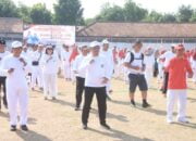 Semangat HUT RI! Bupati Pemalang Senam Bareng Yayasan Satya Praja