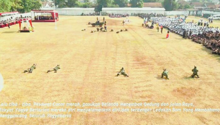 Teaterikal Jenderal Sudirman Memukau Warga Desa Banjardawa