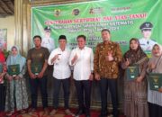 1260 Sertipikat Hak Atas Tanah Siap dibagikan ke Warga Pedagung Bantarbolang