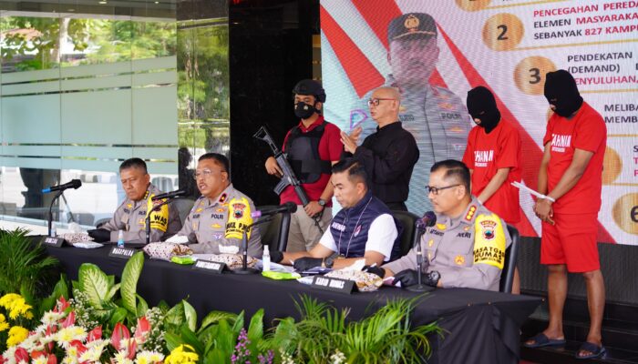 Polda Jateng Gagalkan Pengiriman 18 Kilogram Sabu dan Ribuan Pil Ekstasi Jaringan Narkotika Internasional
