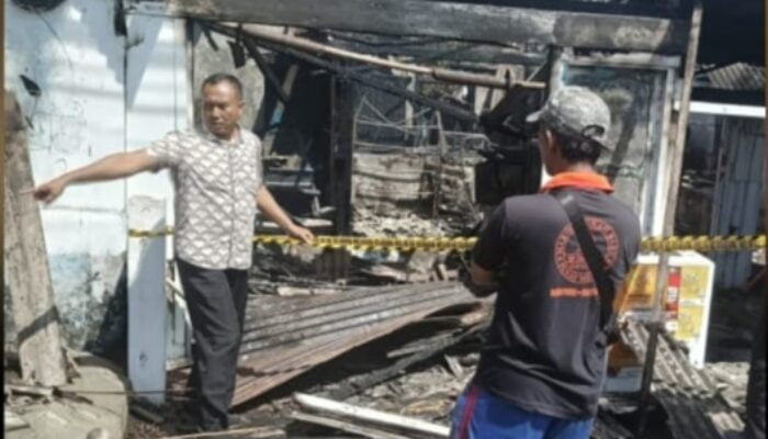 Pasca Kebakaran Dua Kios di Cilacap Polisi Selidiki Penyebabnya