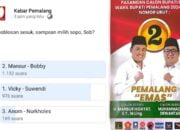 Pasca Pengundian Nomor Urut, Pasangan Mansur-Bobby Unggul di Polling Media Sosial