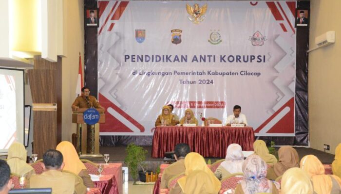 Gandeng KPK Inspektorat Cilacap Gelar Pendidikan Anti Korupsi Diikuti Oleh Ratusan PPKom