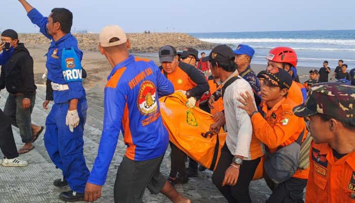 Operasi SAR Pantai Kemiren Cilacap Resmi Ditutup Setelah Kakak Beradik Yang Tenggelam Ditemukan