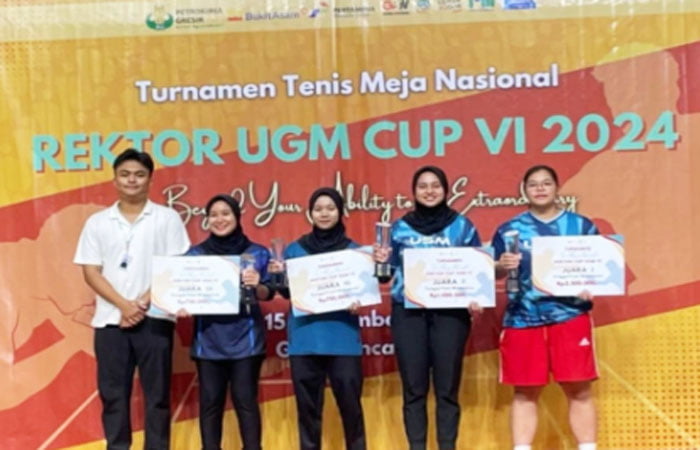 UKM Tenis Meja USM All Final Turnamen REKTOR CUP UGM VI