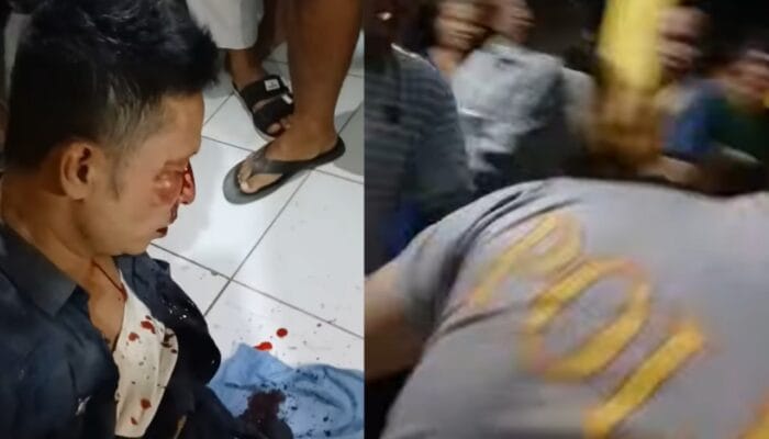 Kepergok! 2 Pencuri Motor Dihajar Massa di Jraganan Bodeh