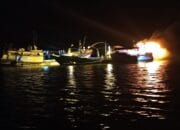 Kronologi Kapal Nelayan Terbakar Saat Bersandar di Dermaga Baterai Wijayapura Cilacap