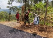 Anggota Satgas TMMD Reguler ke 122 Bantu Piku Hasil Panen Warga