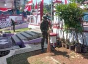 Tiga Hari Jelang Penutupan Satgas TMMD ke-122 Kodim Pemalang Rapikan Poskotis dan Sekitarnya