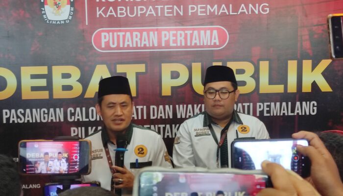 Mansur-Bobby Paparkan 7 Program Unggulan dalam Debat Publik Calon Bupati Pemalang