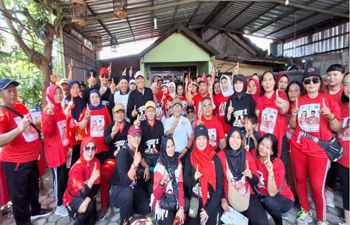 Tokoh Masyarakat dan warga Muktiharjo Kidul Deklarasi Dukung Agustina Iswar