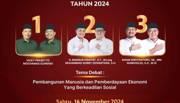 Livestreaming Debat Pilkada Kabupaten Pemalang 2024-2029 Sesi Kedua, Berikut Linknya !!!