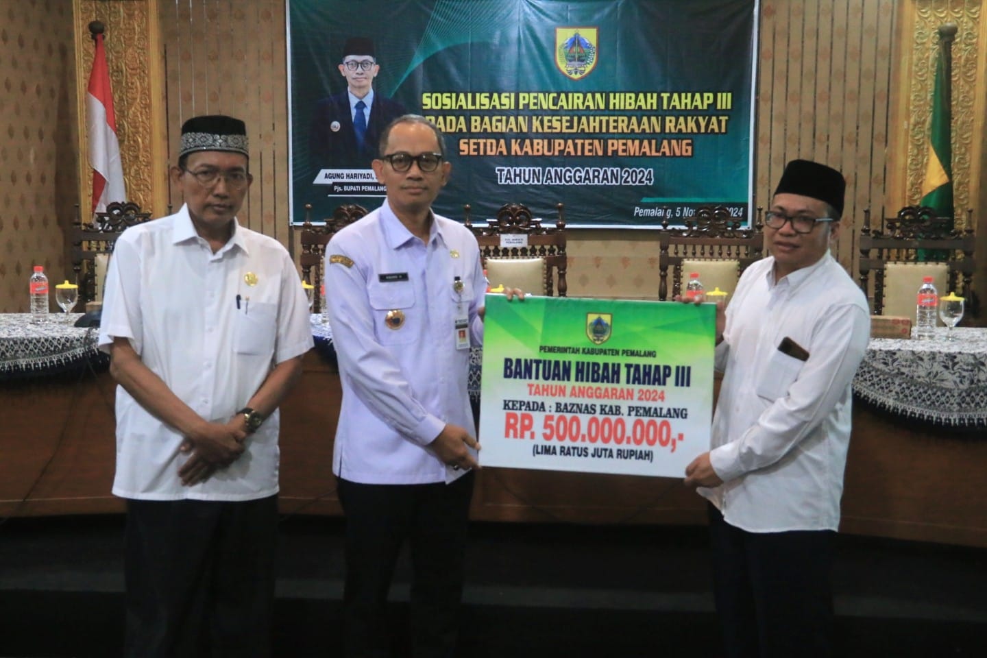 103 Lembaga Terima Sosialisasi Pencairan Hibah Tahap III dari Pemkab Pemalang