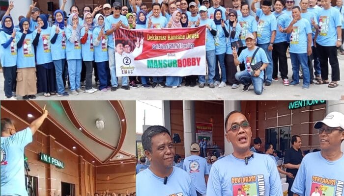 Komitmen Kancane Dewek: Ratusan Alumni SMA Negeri 1 Pemalang Dukung Penuh Mansur Hidayat