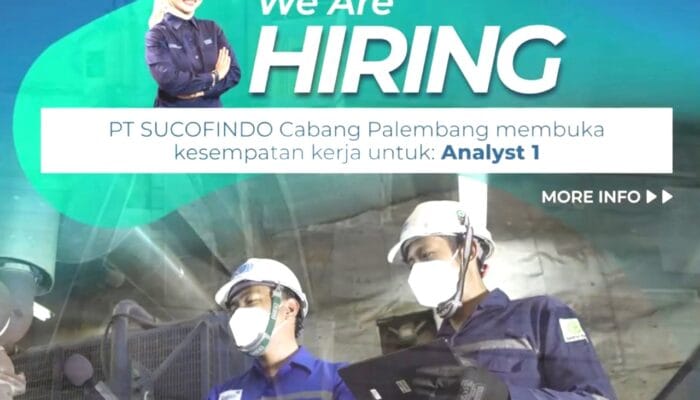 PT Sucofindo Cabang Palembang Buka Lowongan untuk Posisi Analyst !