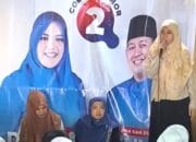 Ketua Tim Srikandi Terus Lakukan Sosialisasi Pemengangan Dilla – Muslimin, Keseluruh Wilaya Tanjab Timur