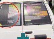 Kritik Terhadap Dinas Kesehatan : Stiker Program UHC di Mobil Ambulance Puskesmas Tak Terpasang Pasca Pilkada!