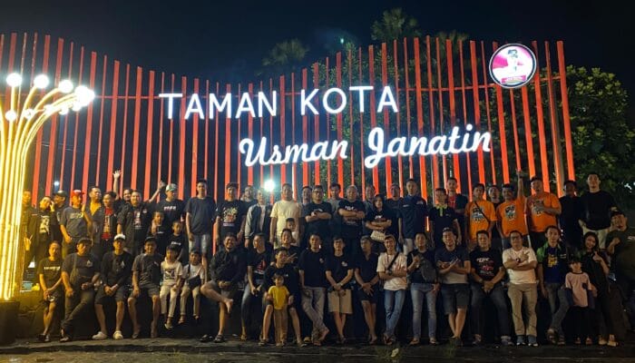 Kangen Kopdar Puluhan Komunitas Mobil Ikuti PKOB Night Drive Rolling