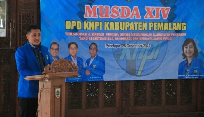 Bupati Mansur Resmikan Pembukaan Musda ke-14 KNPI Pemalang