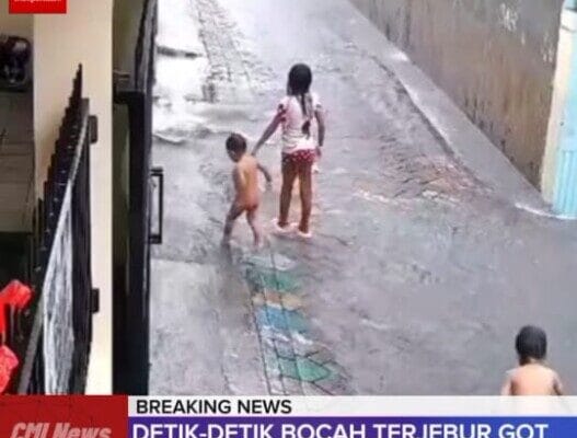 Bocah 3,5 Tahun di Surabaya Hanyut di Got Saat Bermain Hujan