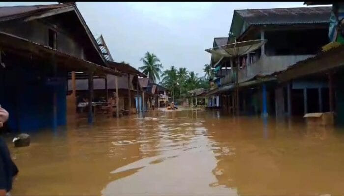 Tiga Desa di Mendailing Sumatera Utara Terdampak Banjir !!!