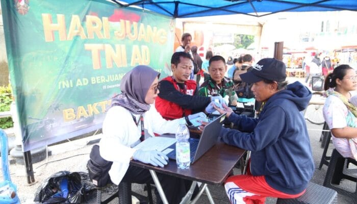 Bakti Kesehatan Peringati Hari Juang TNI AD Digelar Kodim Cilacap