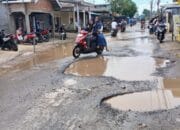 Warga Nipah Panjang Keluhkan Jalan Rusak di Parit 6, Berlubang dan Penuh Air Seperti Kolam Ikan