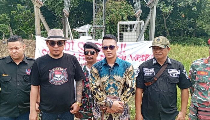 Pembangunan Tower di Serang Petarukan di Segel Oleh Ormas 234 SC, LMPI, LMP, WPSP, GWI, dan CMI