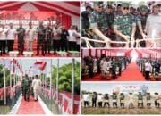 Panglima TNI dan Menteri Pertanian Resmikan Jembatan Gantung Merah Putih di Pemalang dalam Rangka Serbuan Teritorial