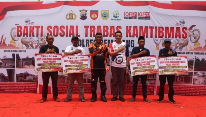 Polres Pemalang Gelar Trabas Kamtibmas, Wujudkan Pemilu Damai dan Dekat dengan Masyarakat