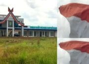 RS Pratama Rantau Rasau Diduga Kibarkan Bendera Robek dan Usang
