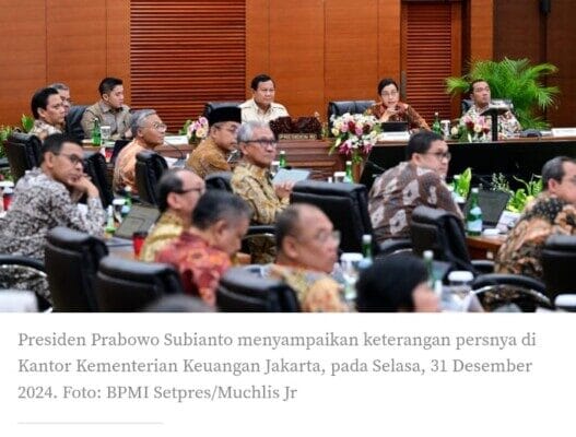 Presiden Prabowo Tegaskan PPN 12% Hanya untuk Barang dan Jasa Mewah