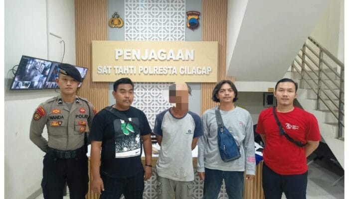 Pelaku Curanmor di Cilacap Berhasil Dibekuk Polisi saat Dorong Motor Hasil Curian
