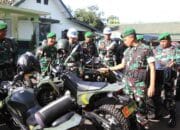 Dandim Cilacap Periksa Kendaraan Operasional Anggota Pastikan Dalam Kondisi Prima