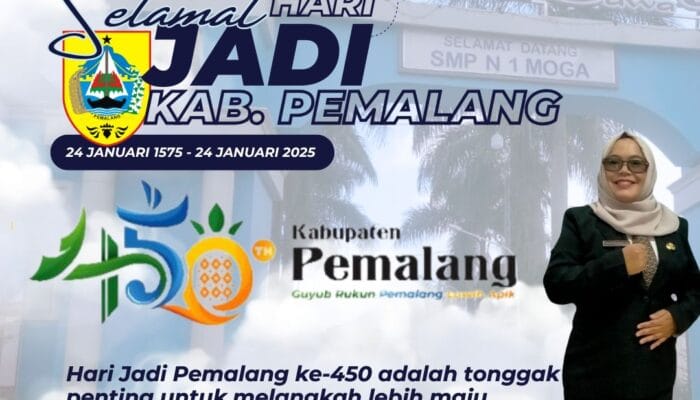 HUT Ke-450 Pemalang: SMP Negeri 1 Moga, Bergerak Bersama Membangun Generasi Hebat